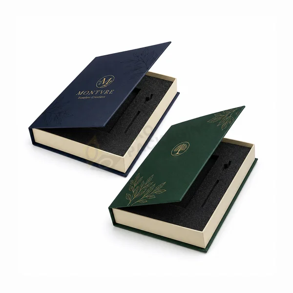 Custom Printed Book Style Rigid Packaging